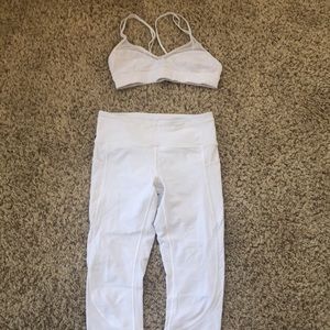 Sz 8 White Lululemon Outfit